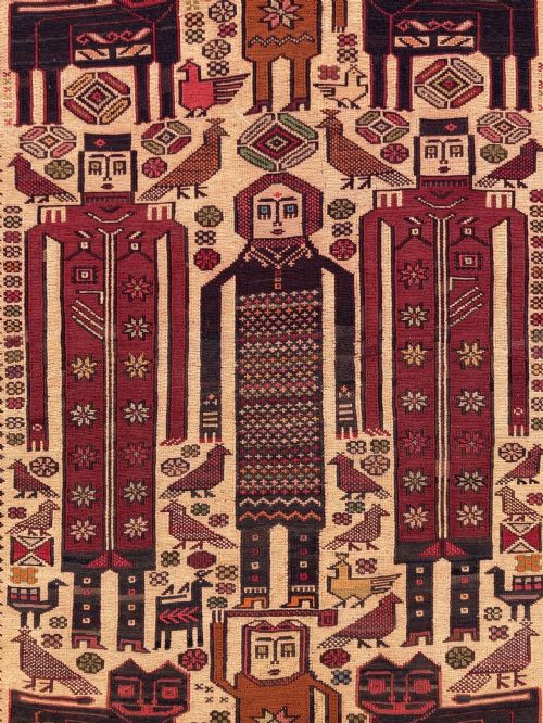 VINTAGE KURDISH SOUMAKH RUG 223M X 130M - ADDITIONAL PHOTO 13