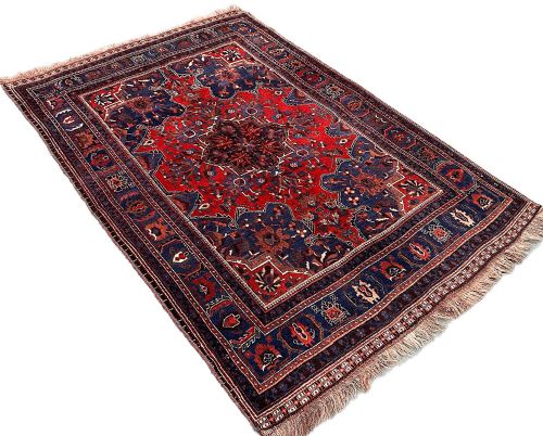 ANTIQUE QASHQAI RUG 220M X 151M - ADDITIONAL PHOTO 2
