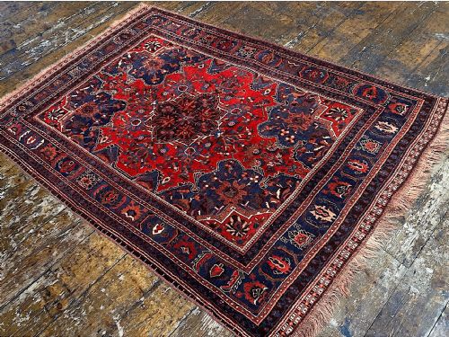 ANTIQUE QASHQAI RUG 220M X 151M - ADDITIONAL PHOTO 5