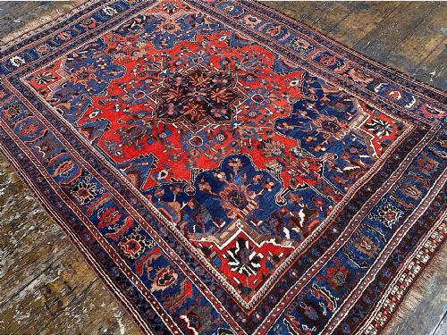 ANTIQUE QASHQAI RUG 220M X 151M - ADDITIONAL PHOTO 6