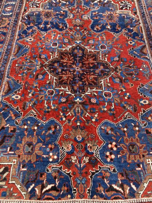ANTIQUE QASHQAI RUG 220M X 151M - ADDITIONAL PHOTO 7