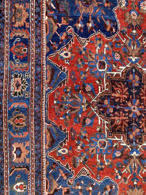 ANTIQUE QASHQAI RUG 220M X 151M - ADDITIONAL PHOTO 12