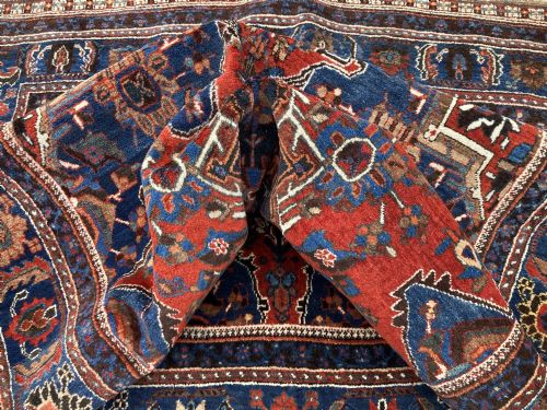 ANTIQUE QASHQAI RUG 220M X 151M - ADDITIONAL PHOTO 16