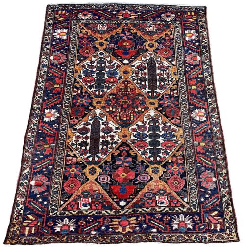 ANTIQUE BAKHTIAR RUG 206M X 147M - ADDITIONAL PHOTO 1