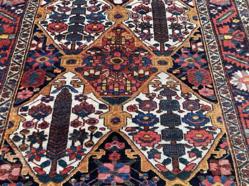 ANTIQUE BAKHTIAR RUG 206M X 147M - ADDITIONAL PHOTO 7