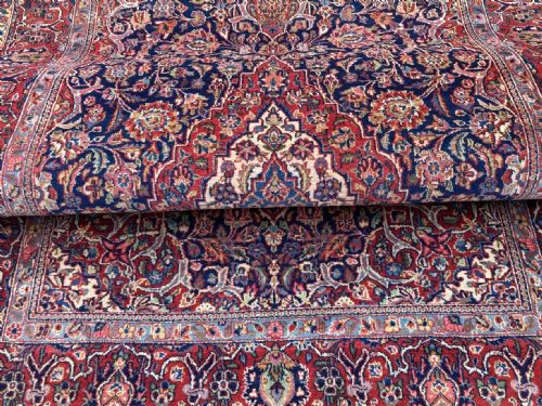 VINTAGE KASHAN RUG 204M X 130M - ADDITIONAL PHOTO 15