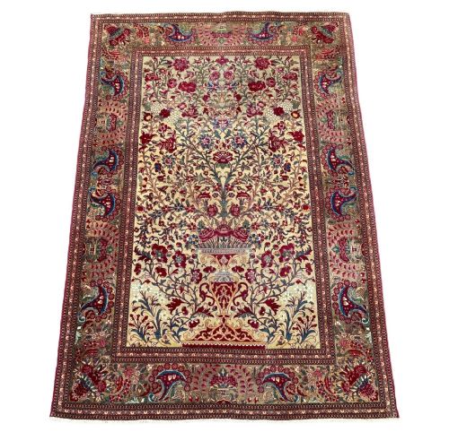 fig 1. Antique Isfahan Rug 2.04m x 1.38m