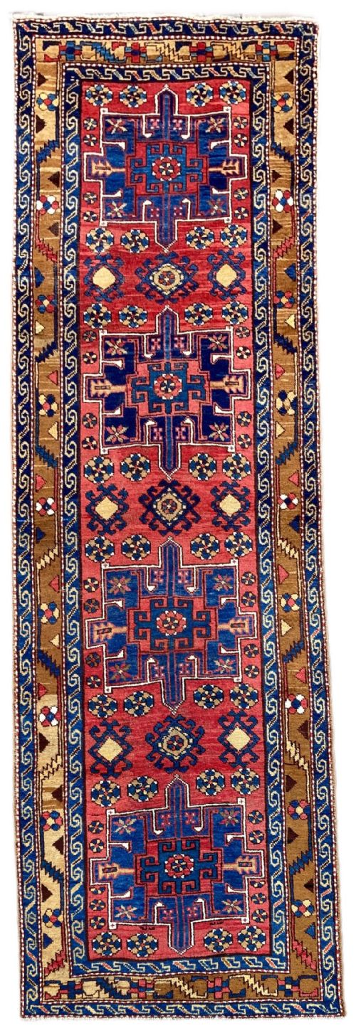 antique heriz runner 328m x 098m - CATEGORY: ANTIQUE RUGS - DATED 1910