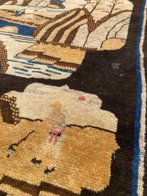 VINTAGE CHINESE PAOTAO RUG 123M X 064M - ADDITIONAL PHOTO 3