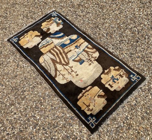 VINTAGE CHINESE PAOTAO RUG 123M X 064M - ADDITIONAL PHOTO 4