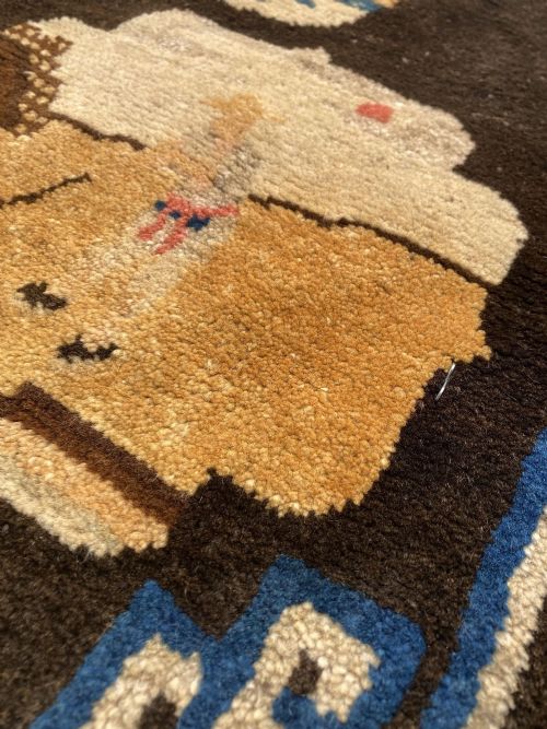VINTAGE CHINESE PAOTAO RUG 123M X 064M - ADDITIONAL PHOTO 5
