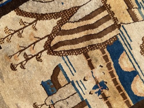 VINTAGE CHINESE PAOTAO RUG 123M X 064M - ADDITIONAL PHOTO 6
