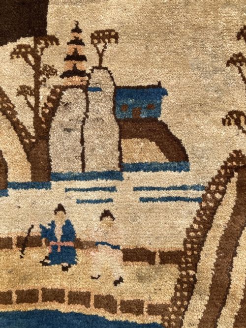 VINTAGE CHINESE PAOTAO RUG 123M X 064M - ADDITIONAL PHOTO 7
