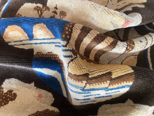 VINTAGE CHINESE PAOTAO RUG 123M X 064M - ADDITIONAL PHOTO 9