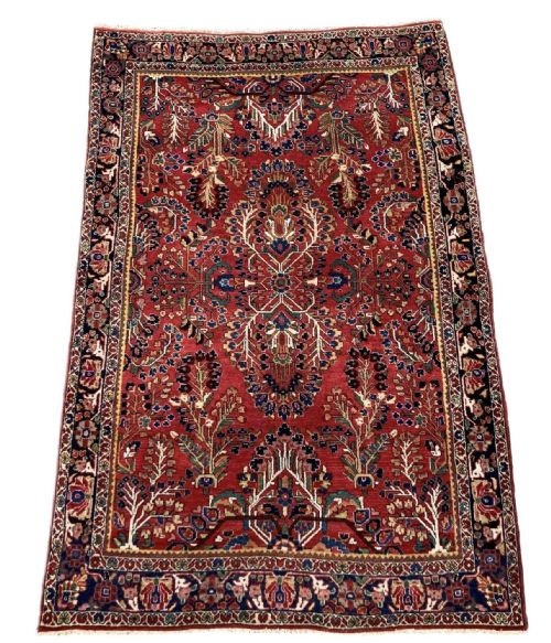 ANTIQUE SAROUK RUG 158M X 106M - ADDITIONAL PHOTO 1