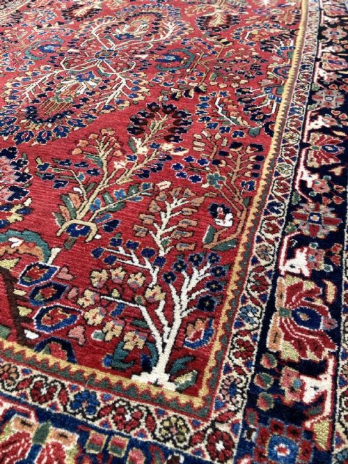 ANTIQUE SAROUK RUG 158M X 106M - ADDITIONAL PHOTO 5