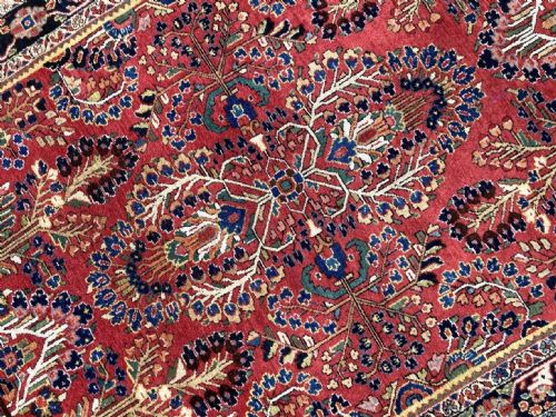 ANTIQUE SAROUK RUG 158M X 106M - ADDITIONAL PHOTO 7