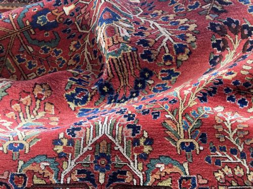 ANTIQUE SAROUK RUG 158M X 106M - ADDITIONAL PHOTO 12