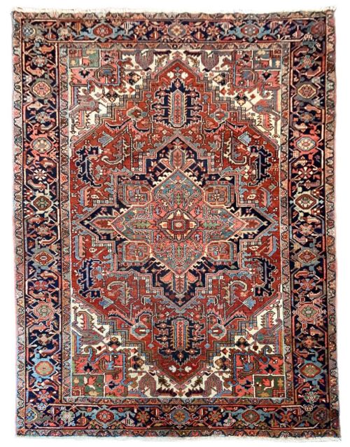 antique heriz carpet 316m x 227m - CATEGORY: ANTIQUE RUGS - DATED 1920