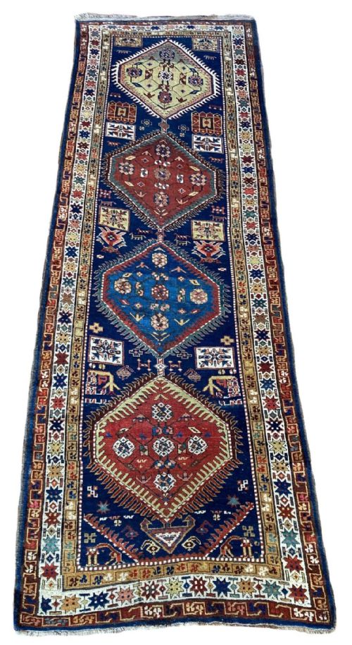 ANTIQUE CAUCASIAN RUNNER 293M X 099M - ADDITIONAL PHOTO 1
