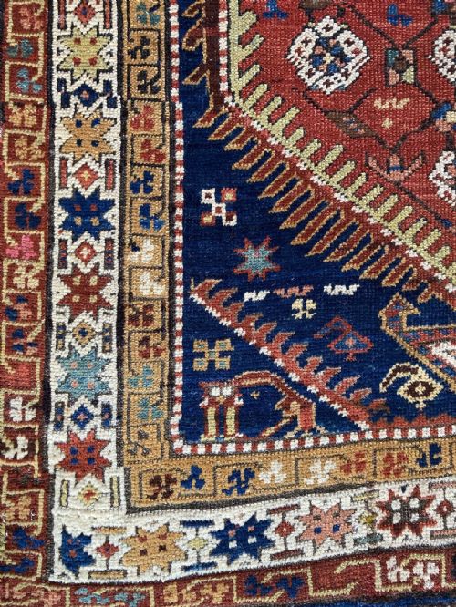 ANTIQUE CAUCASIAN RUNNER 293M X 099M - ADDITIONAL PHOTO 4
