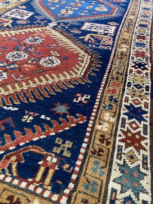 ANTIQUE CAUCASIAN RUNNER 293M X 099M - ADDITIONAL PHOTO 6