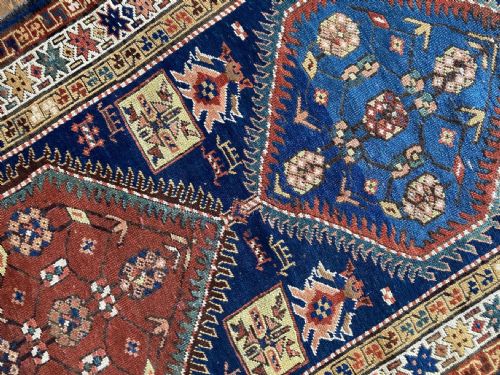 ANTIQUE CAUCASIAN RUNNER 293M X 099M - ADDITIONAL PHOTO 8