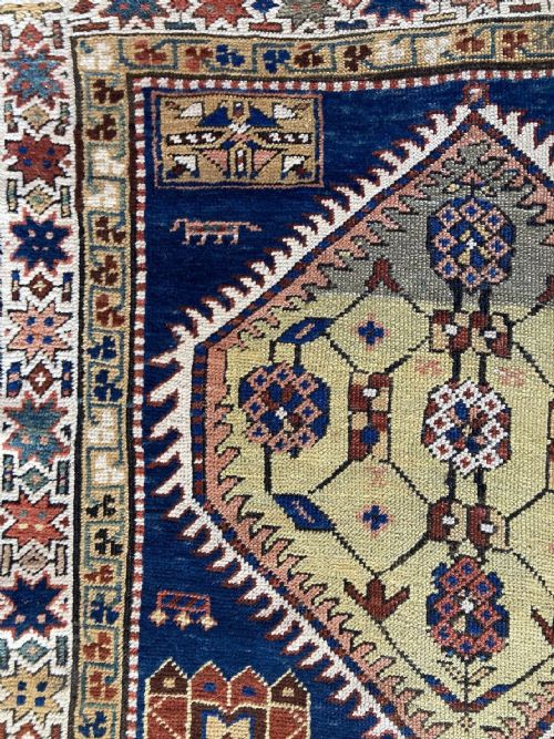 ANTIQUE CAUCASIAN RUNNER 293M X 099M - ADDITIONAL PHOTO 9