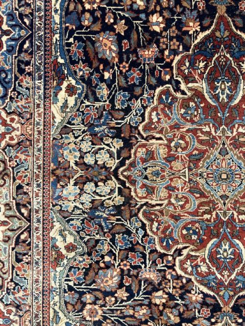 ANTIQUE KASHAN RUG 210M X 141M - ADDITIONAL PHOTO 11