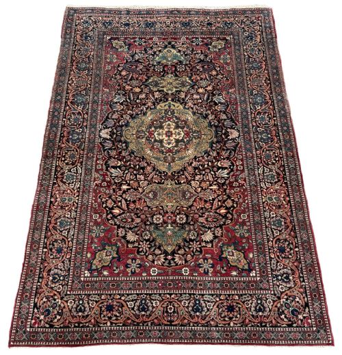 ANTIQUE ISFAHAN RUG 212M X 142M - ADDITIONAL PHOTO 1