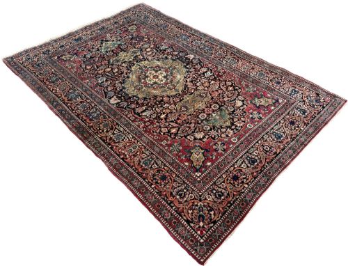 ANTIQUE ISFAHAN RUG 212M X 142M - ADDITIONAL PHOTO 2