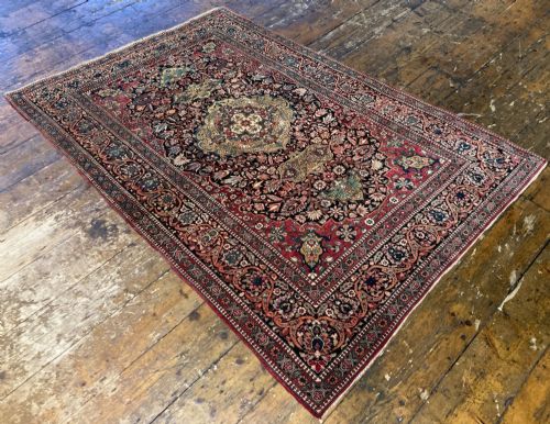 ANTIQUE ISFAHAN RUG 212M X 142M - ADDITIONAL PHOTO 4