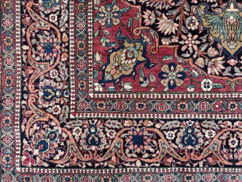 ANTIQUE ISFAHAN RUG 212M X 142M - ADDITIONAL PHOTO 6