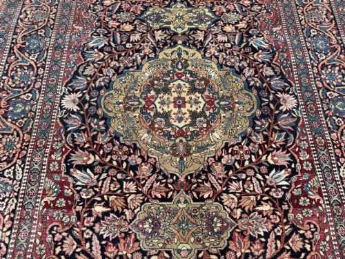 ANTIQUE ISFAHAN RUG 212M X 142M - ADDITIONAL PHOTO 7