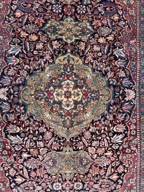 ANTIQUE ISFAHAN RUG 212M X 142M - ADDITIONAL PHOTO 12