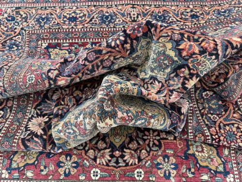ANTIQUE ISFAHAN RUG 212M X 142M - ADDITIONAL PHOTO 15