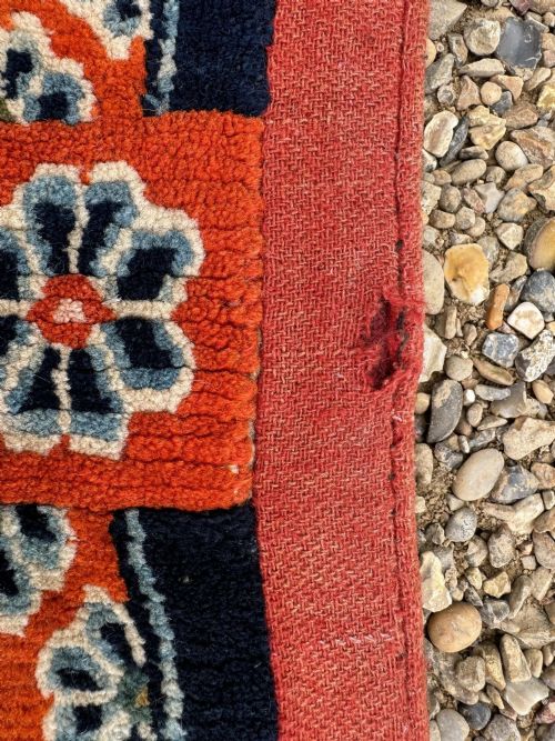 ANTIQUE TIBETAN HORSE SADDLE COVER 124M X 067M - ADDITIONAL PHOTO 18