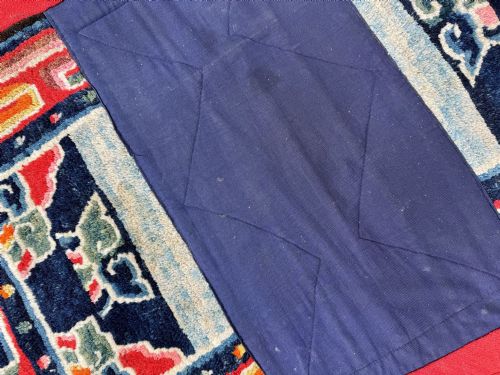 ANTIQUE TIBETAN HORSE SADDLE COVER 100M X 060M - ADDITIONAL PHOTO 11