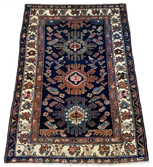 ANTIQUE KURDISH RUG 134M X 095M - ADDITIONAL PHOTO 1