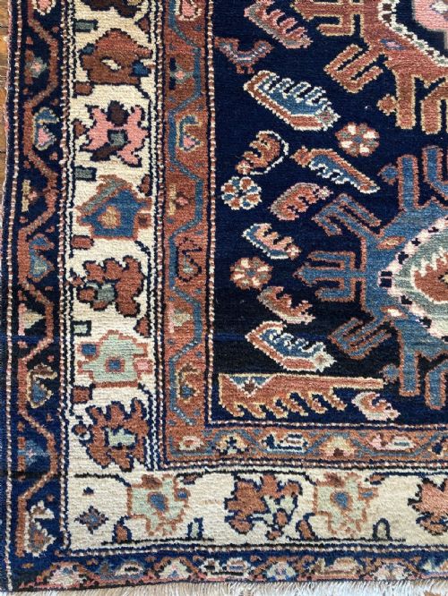 ANTIQUE KURDISH RUG 134M X 095M - ADDITIONAL PHOTO 5