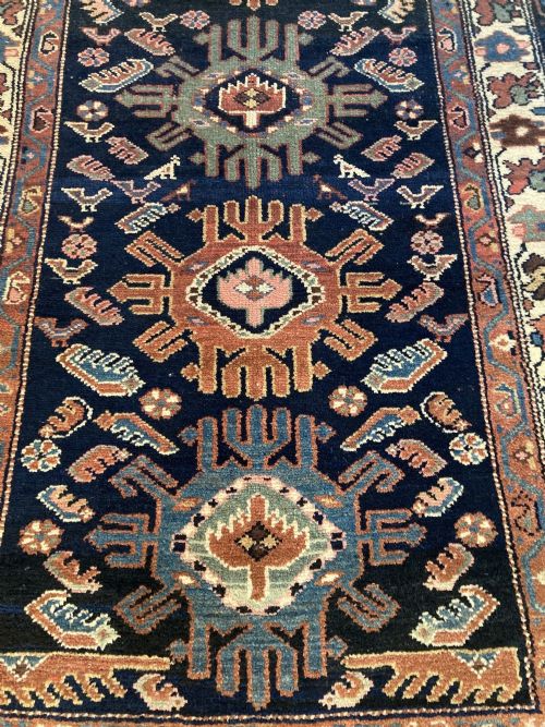 ANTIQUE KURDISH RUG 134M X 095M - ADDITIONAL PHOTO 6