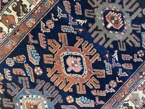 ANTIQUE KURDISH RUG 134M X 095M - ADDITIONAL PHOTO 9