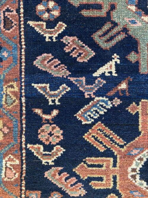 ANTIQUE KURDISH RUG 134M X 095M - ADDITIONAL PHOTO 12