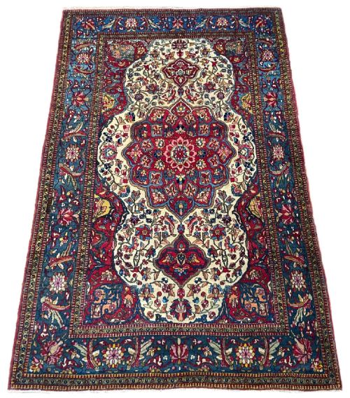 ANTIQUE ISFAHAN RUG 202MX 136M - ADDITIONAL PHOTO 1
