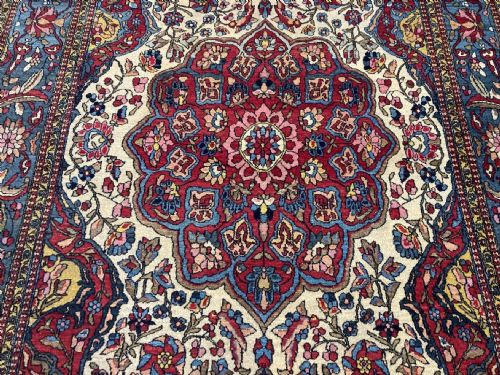 ANTIQUE ISFAHAN RUG 202MX 136M - ADDITIONAL PHOTO 5