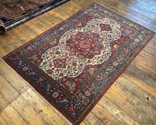 ANTIQUE ISFAHAN RUG 202MX 136M - ADDITIONAL PHOTO 6