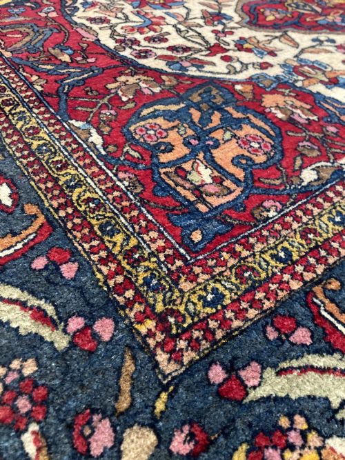 ANTIQUE ISFAHAN RUG 202MX 136M - ADDITIONAL PHOTO 7
