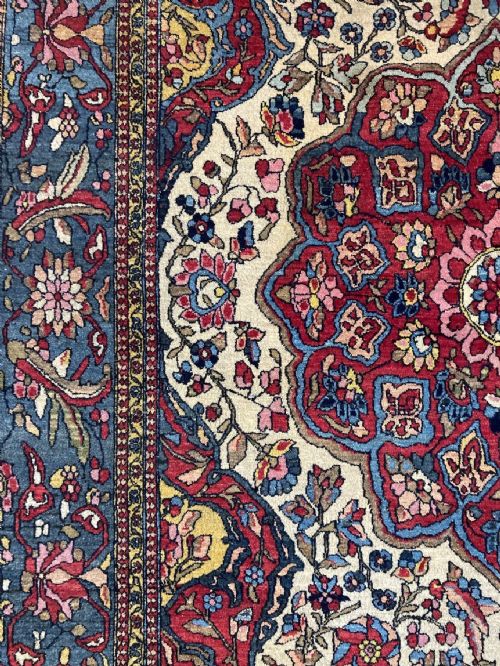 ANTIQUE ISFAHAN RUG 202MX 136M - ADDITIONAL PHOTO 10