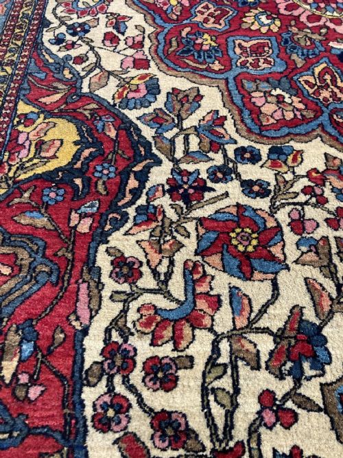 ANTIQUE ISFAHAN RUG 202MX 136M - ADDITIONAL PHOTO 12