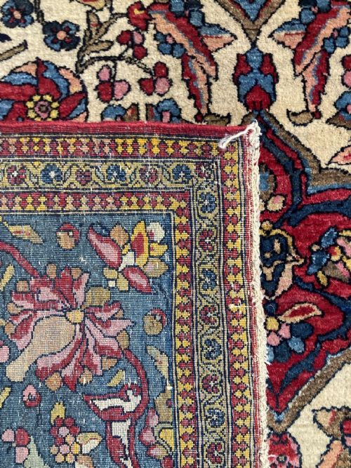 ANTIQUE ISFAHAN RUG 202MX 136M - ADDITIONAL PHOTO 15